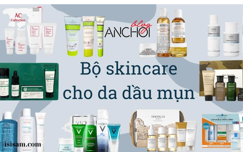 Bộ chăm sóc da mụn cho da dầu (2)