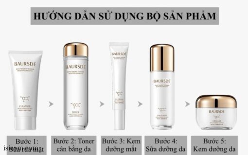 Bộ sản phẩm dưỡng trắng da mặt BAURSDÈ (1)